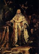 RICHTER, Johan Official portrait of Gian Gastone oil on canvas